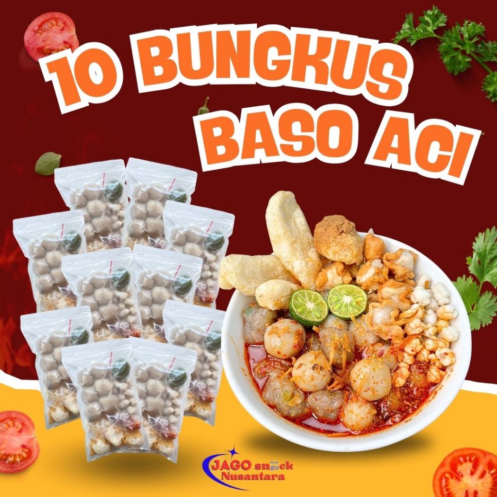 

PAKET HEMAT 10 BUNGKUS BASO ACI INSTAN ORIGINAL KUAH KALDU