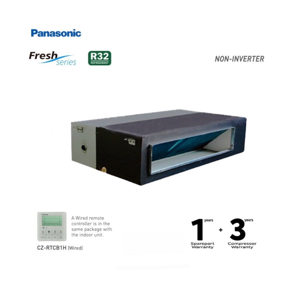 Panasonic AC Ceiling Ducted Non Inverter 4 PK ( 3 Phase ) - S/U-36PFB1H8