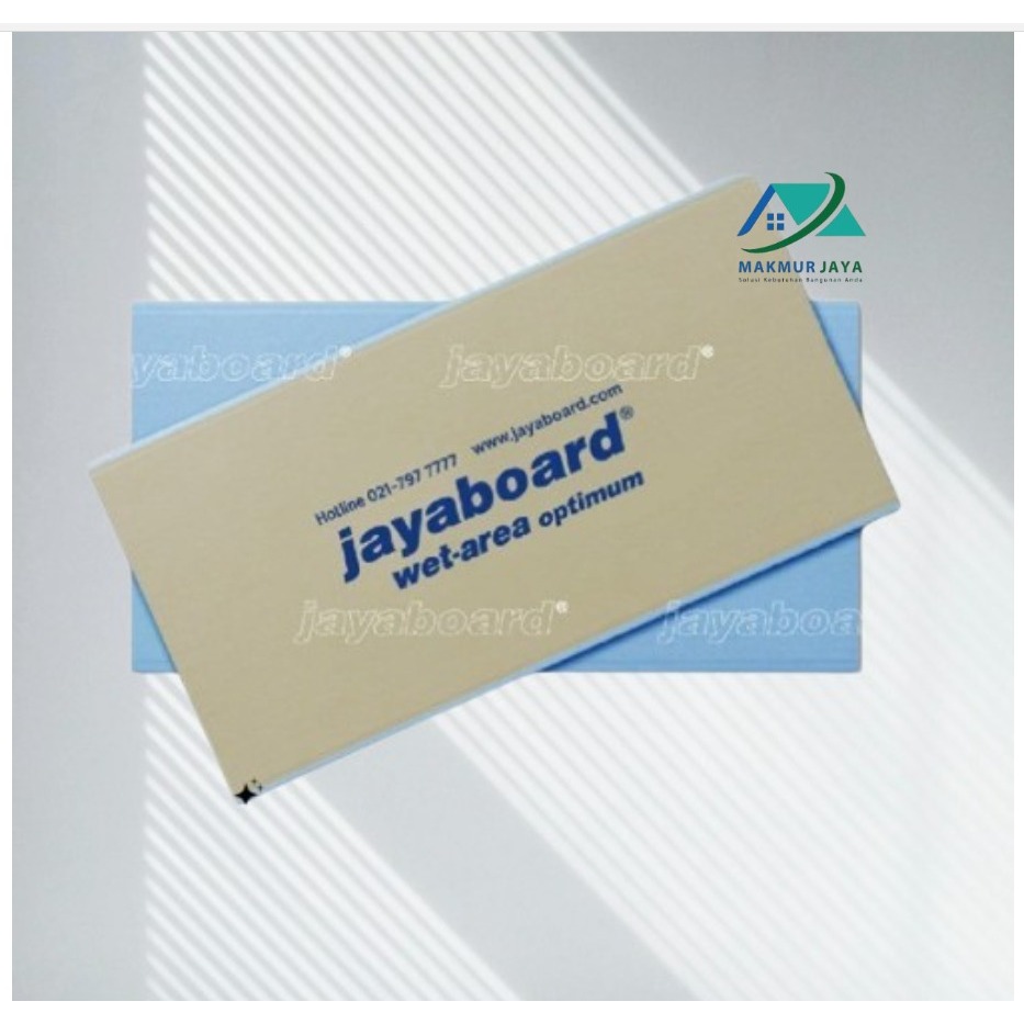 Gipsum Jaya Water Resistant 9 mm | Gypsum Jayaboard Wet Area Optimum