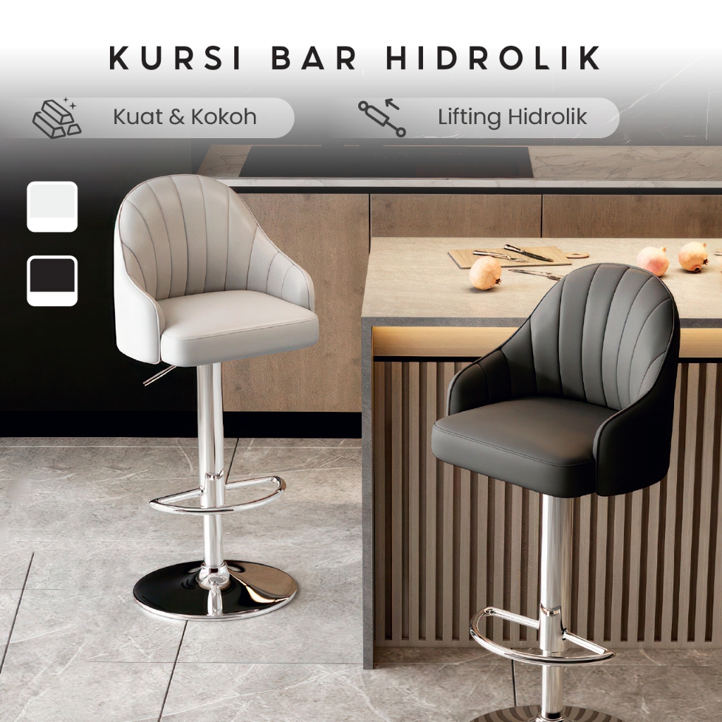 Futureworld Kursi Mini Bar Cafe Kursi Bar Hidrolik Kursi Santai Ruang Tamu Kursi Bar Putar SJY-22