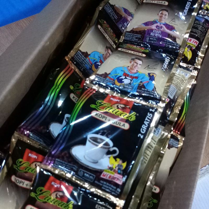 

[ ISI 15 SACHET ] KOPI HITAM LUWAK KOPI + GULA @23 GR