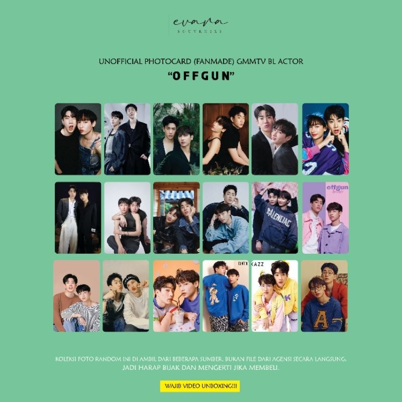 [OFFGUN] UNOFFICIAL PHOTOCARD COUPLE BL GMMTV