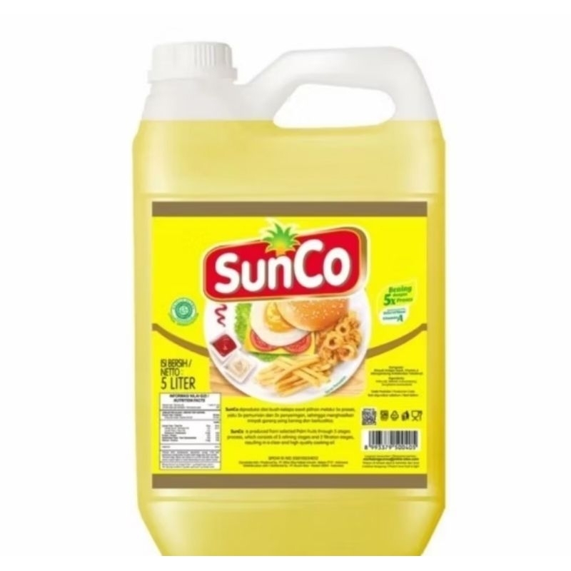 sunco minyak goreng 5 liter