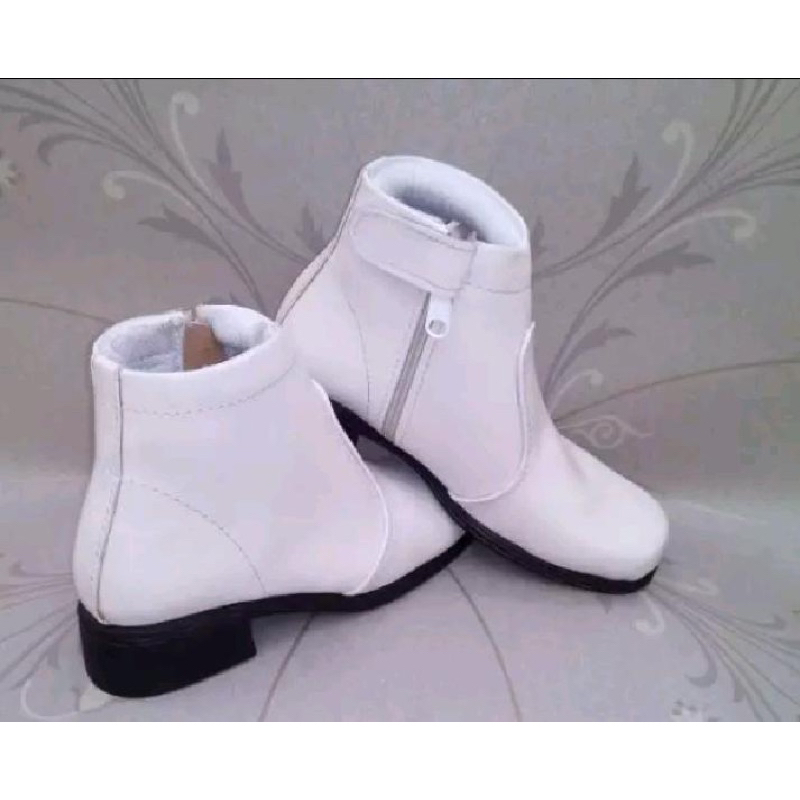 sepatu pdh resleting paskibra wanita pria