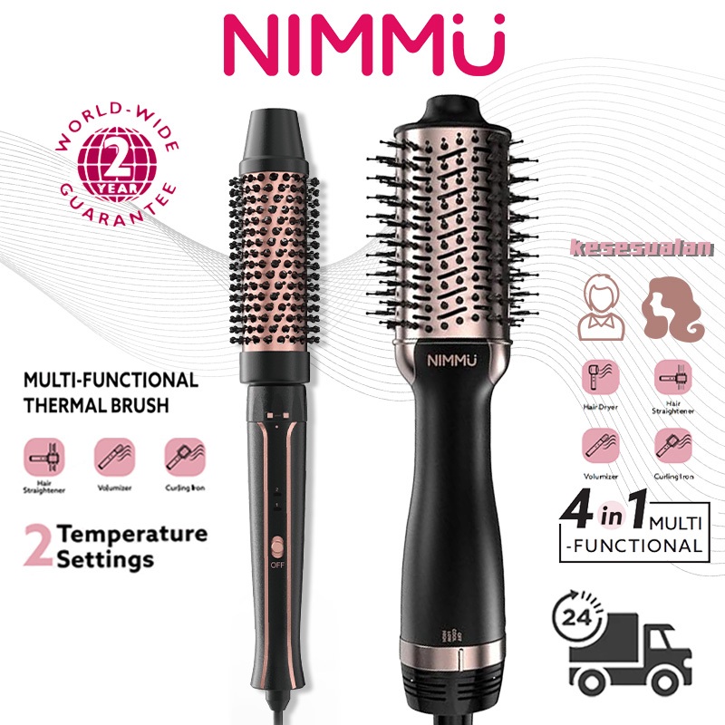 Nimmu Sisir Blow Rambut Elektrik / Blow Dryer Traveling / Thermal Brush / Hair Dryer Sisir / Sisir C