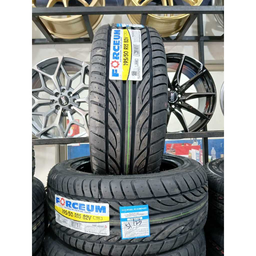 BAN MOBIL MURAH MEREK FORCEUM HENA UKURAN 195 50 R15 BAN MOBIL TUBELESS  YANG MAU CICIL BISA JUGA SA