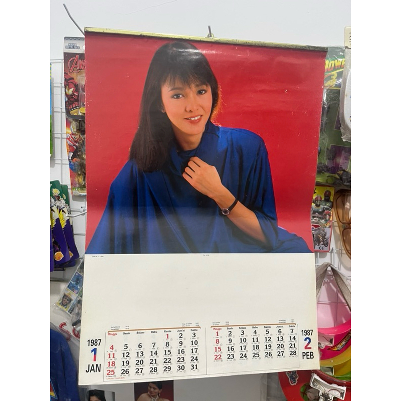 

kalender tahun 1987 untuk pajangan