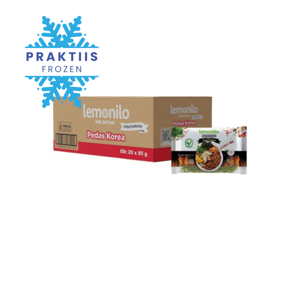 LEMONILO MIE INSTAN RASA PEDAS KOREA 1 DUS ISI 20 PCS