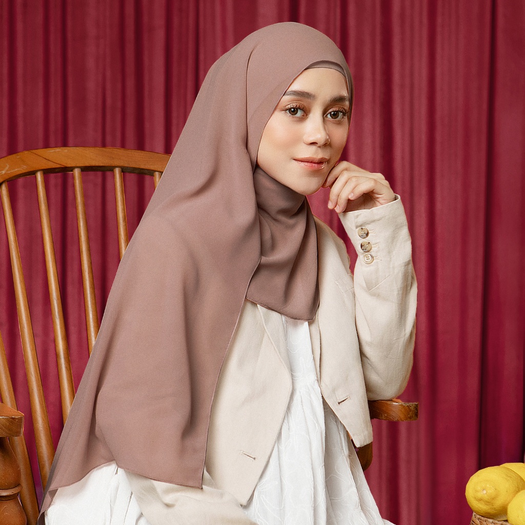 Lozy Hijab - Oval Shawl Lozy x Lesti (Hijab Pashmina Oval Ceruty Babydoll)