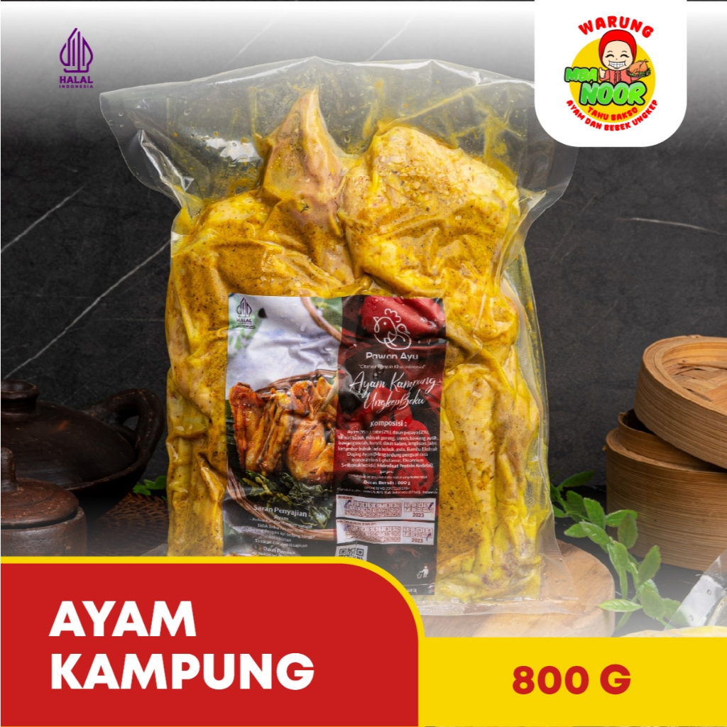 

HEMAT 3 PACK - Ayam Ungkep Pawon Ayu | Ayam Goreng Praktis Bumbu Kuning Froze