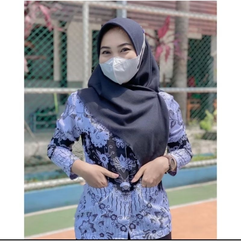 Seragam Baju PGRI Wanita Pria Terbaru Lapis Furing TERSEDIA JUMBO