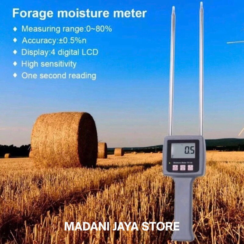 Moisture Meter TK100 Grain TK-100 MC Tester 0-80% Wide Range TK 100