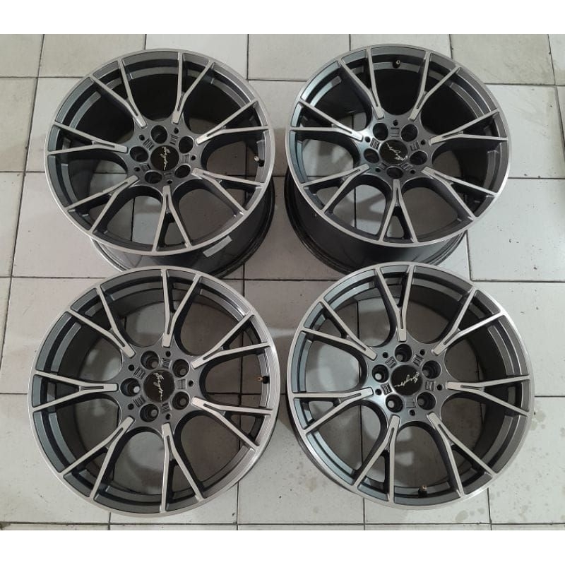 Velg Mobil Second HSR WURZEL Ring 19 Lebar 8.5/9.5 pcd 5x112 Et42/35
