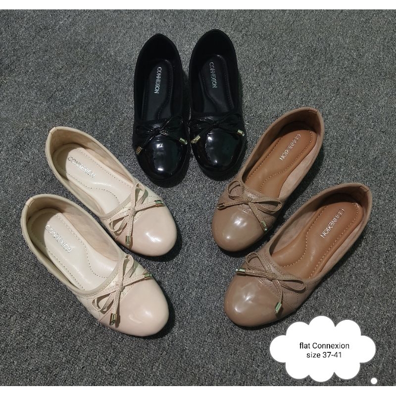 sepatu wanita flatshoes connexion branded matahari