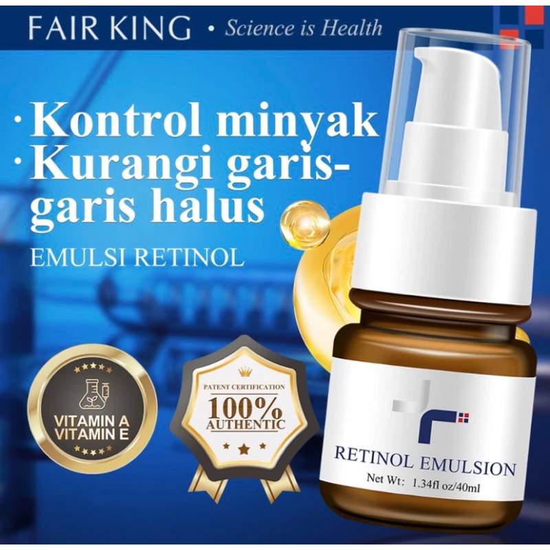 fair king retinol serum malam new
