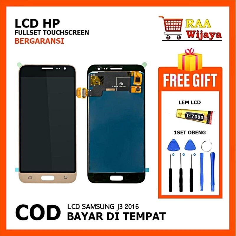 [ORIGINAL] LCD SAMSUNG J3 2016 / J320 FULLSET TOUCHSCREEN