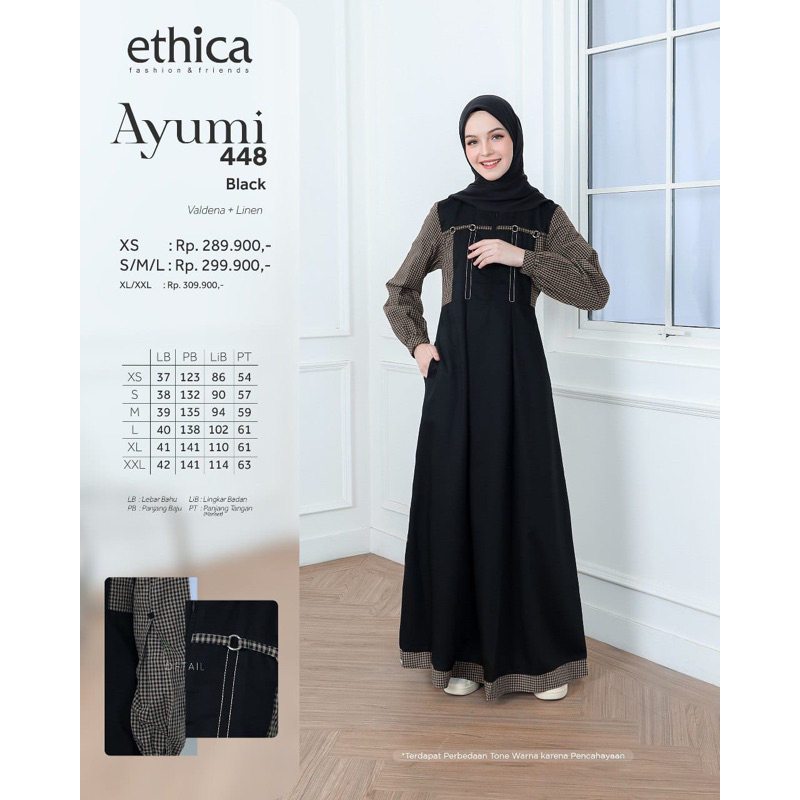 GAMIS ETHICA AYUMI 448 BLACK