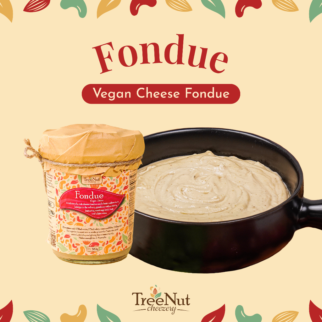 

Keju Vegan Fondue Meleleh & Stretchy – Cepat Mudah Disiapkan – Vegetarian Food | TreeNut Cheezery