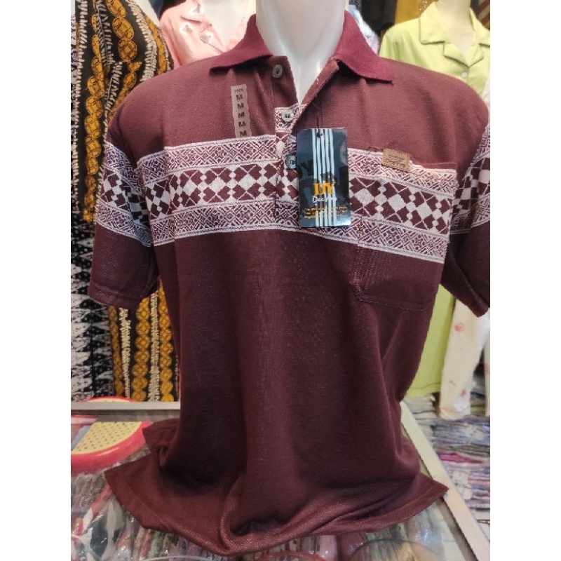 kaos pria  kerah deyos korea