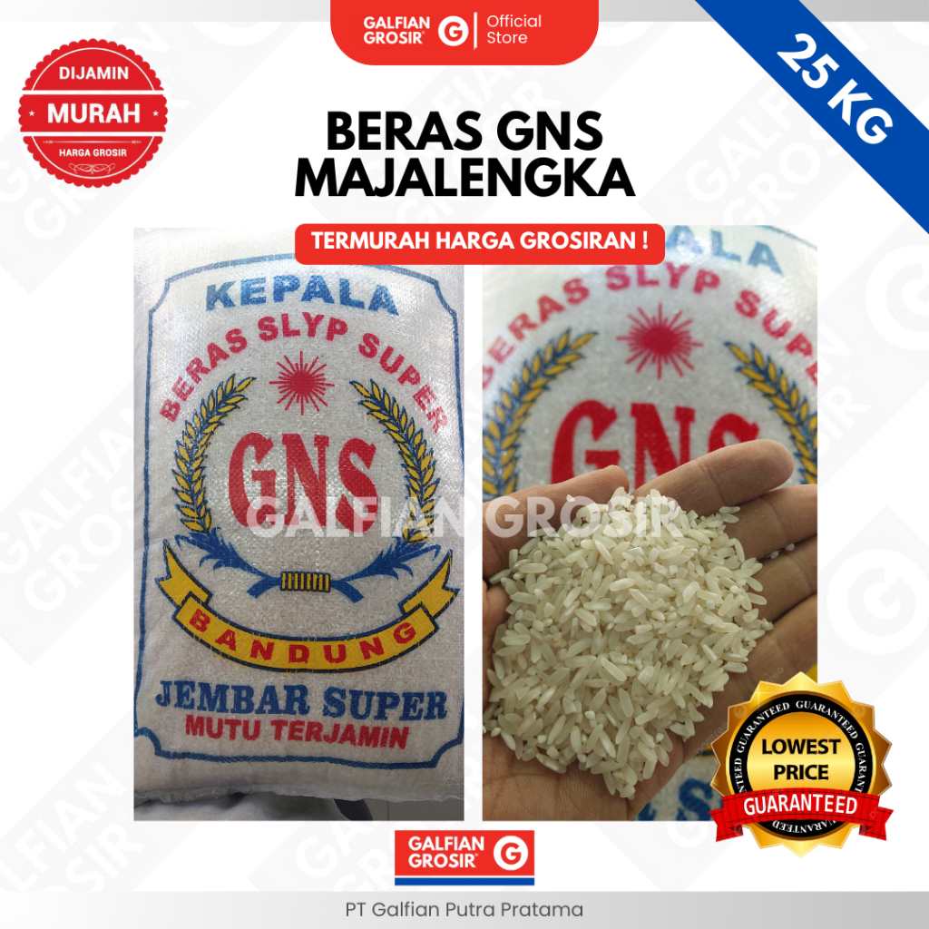 

BERAS SLYP GNS MAJALENGKA 1 KARUNG ISI 25 KG