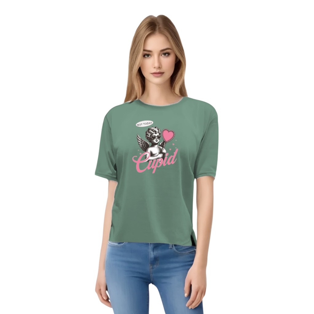 kaos wanita trendy bahan tebal - [CUPID] - T-SHIRT atasan Wanita