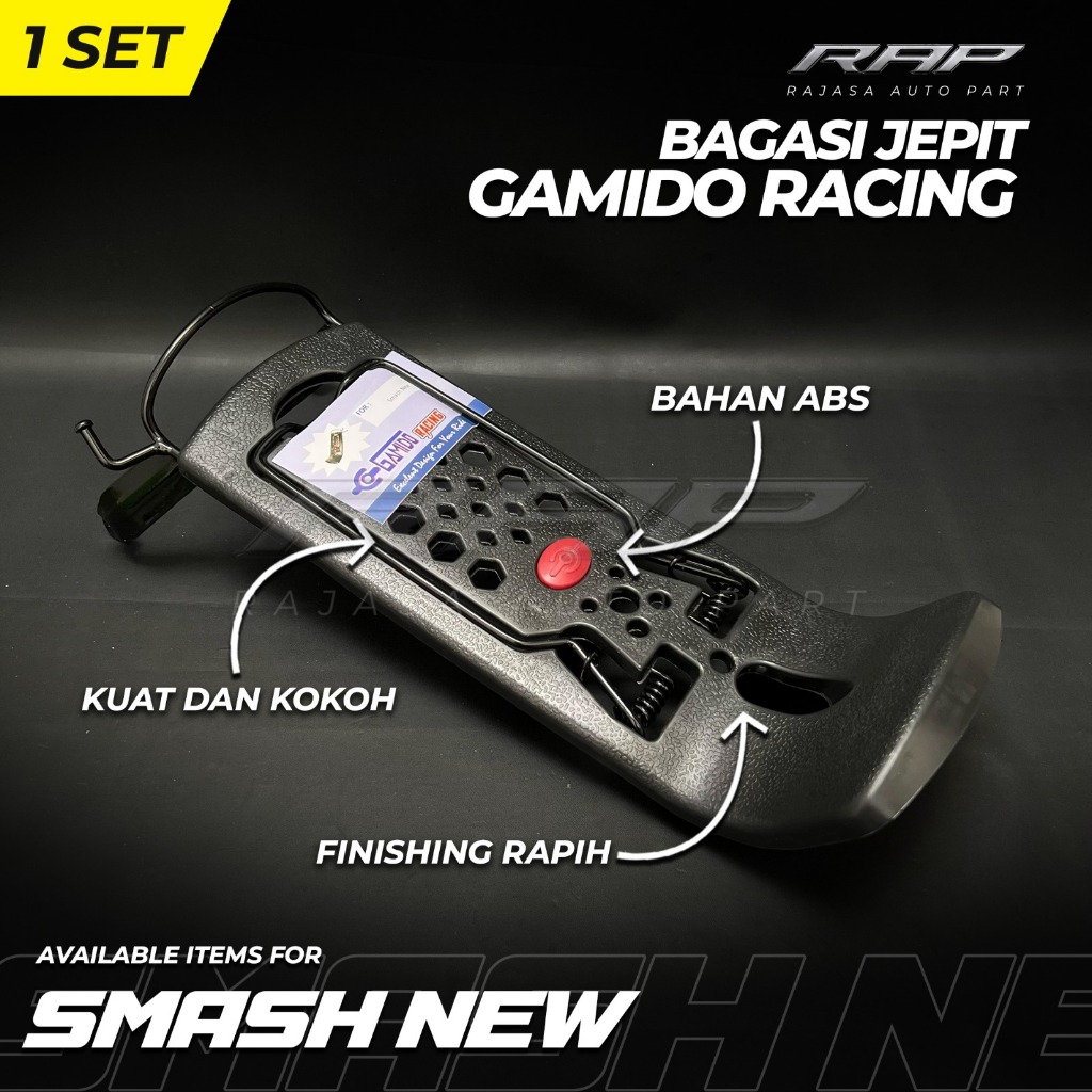BAGASI TENGAH JEPIT SMASH NEW/DUDUKAN BAGASI JEPIT TENGAH SUZUKI SMASH NEW