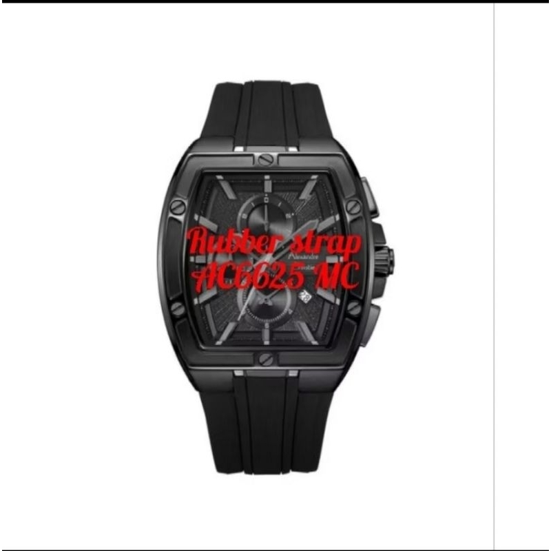 TALI KARET RUBBER STRAP ALEXANDRE CHRISTIE AC6625 AC 6625 ORIGINAL