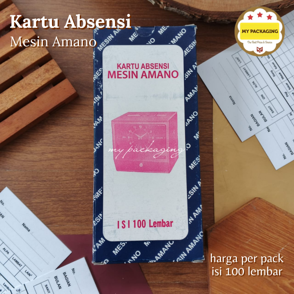 KARTU absen mesin AMANO APEL