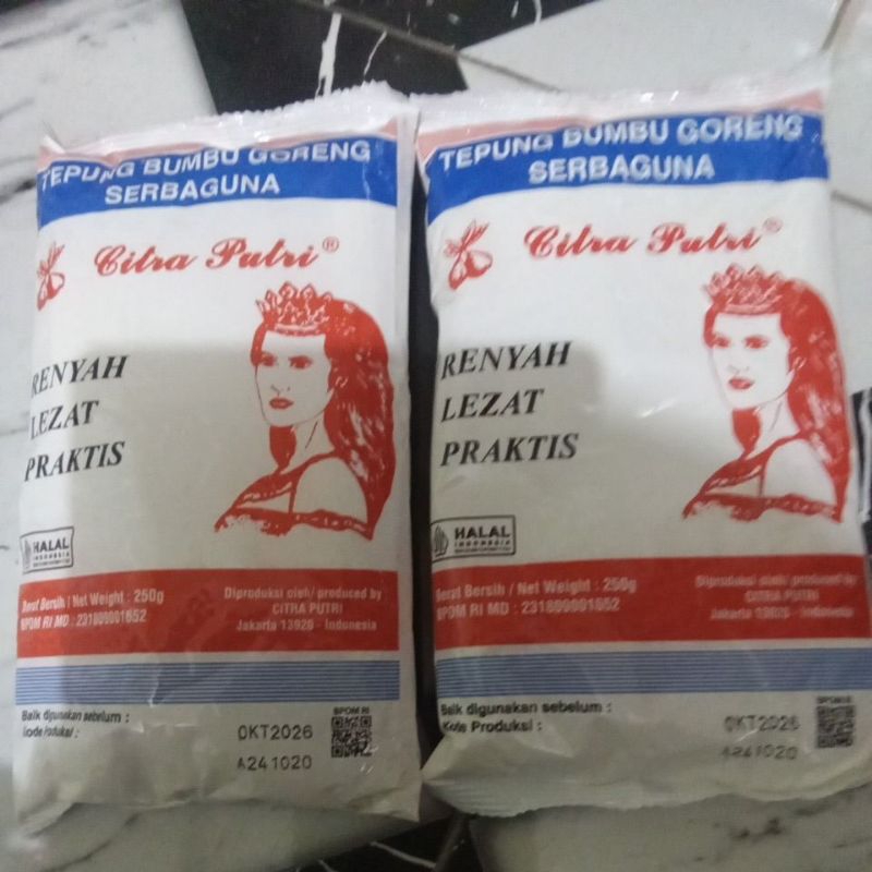 

Tepung Bumbu Citra Putri 250gr