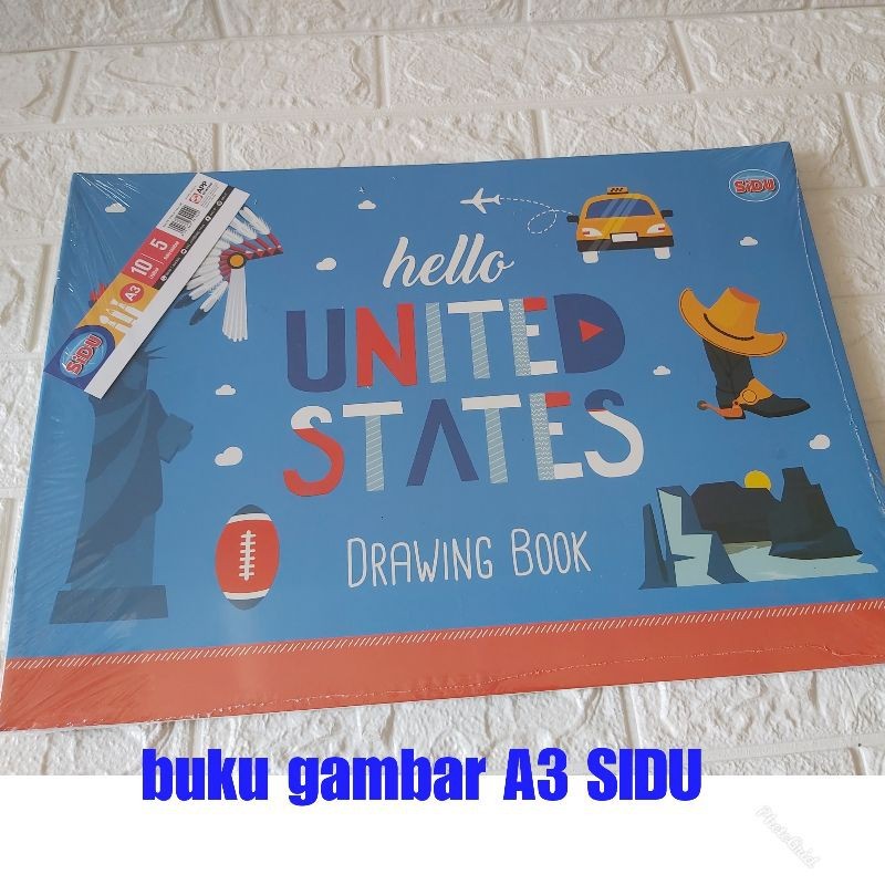 

Buku Gambang A3 SIDU Drawing Book 1paack isi 5