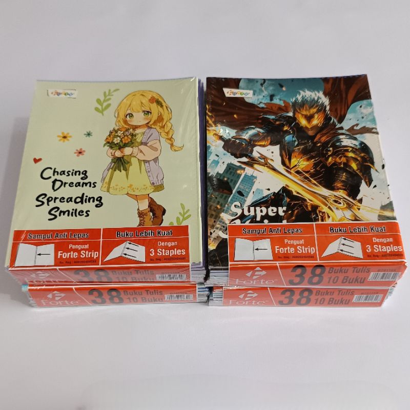 

Ay00! 1 Pak Buku Sidu 38 Lembar(Isi 10 Buku) Dan Buku Forte