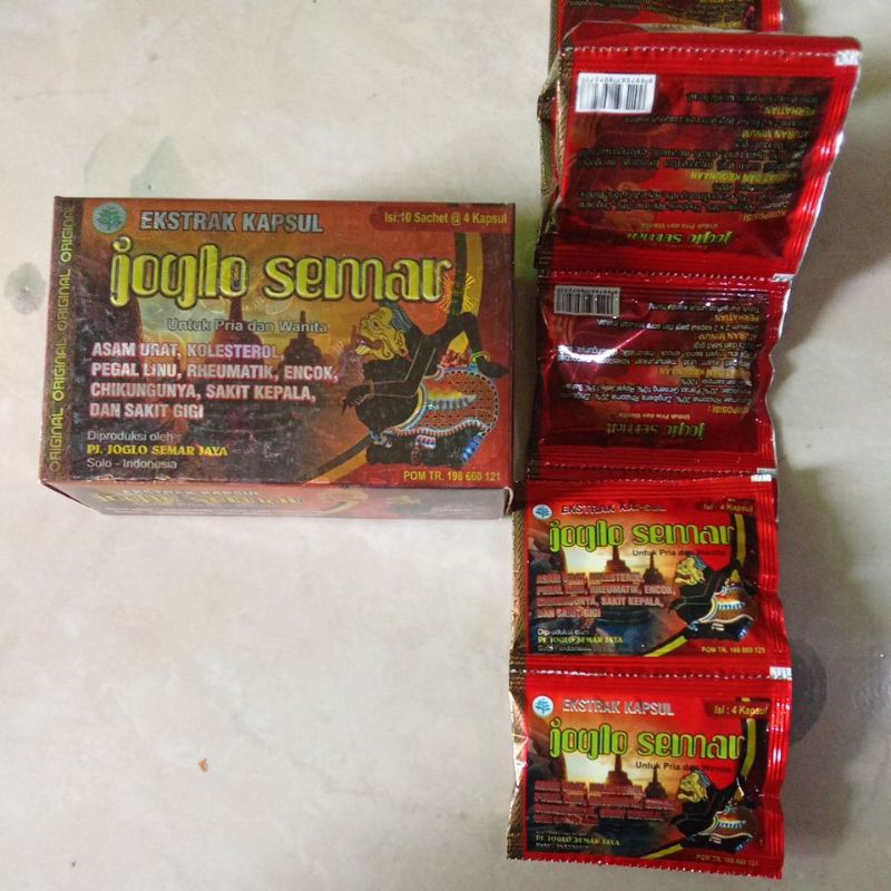 jamu joglo Semar kapsul isi10sct @4kapsul