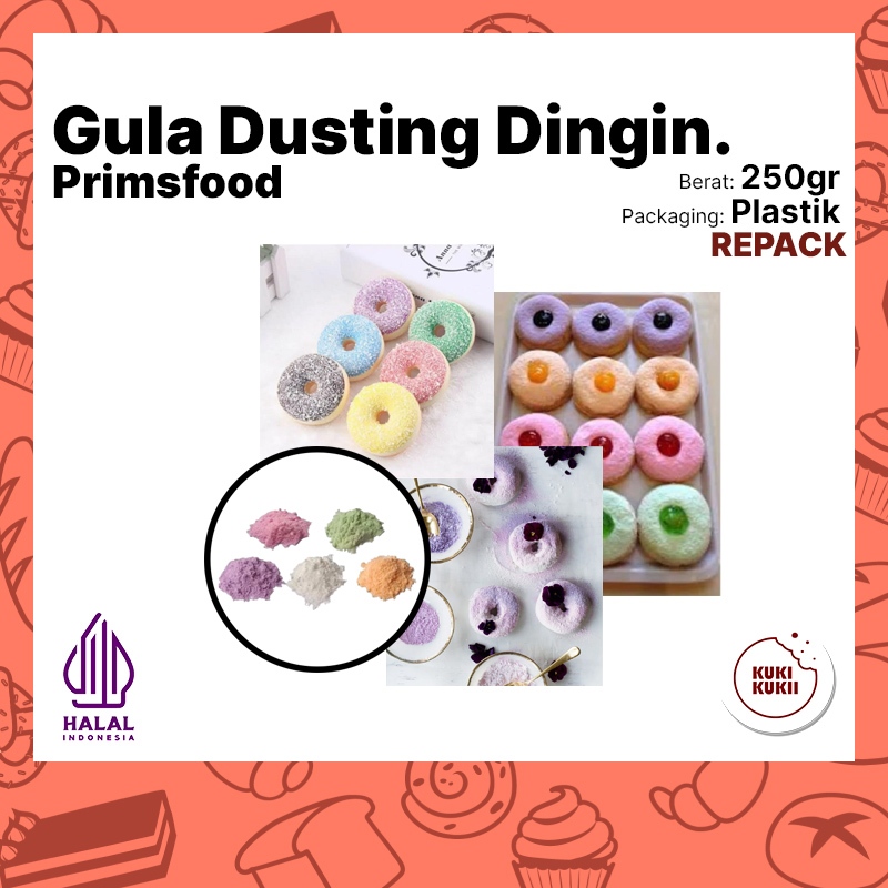 

Gula Dusting Donat PRIMSFOOD 250gr REPACK | Gula Dingin Donat Prims Food 250 gram