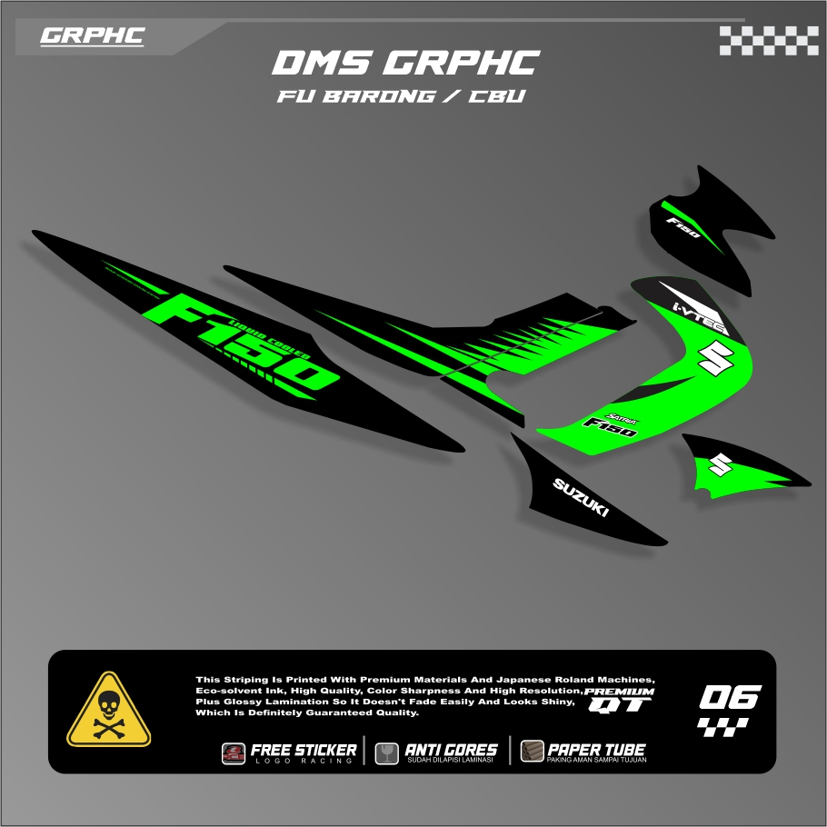 Striping Satria Fu Barong - Striping Fu Old lama - Variasi