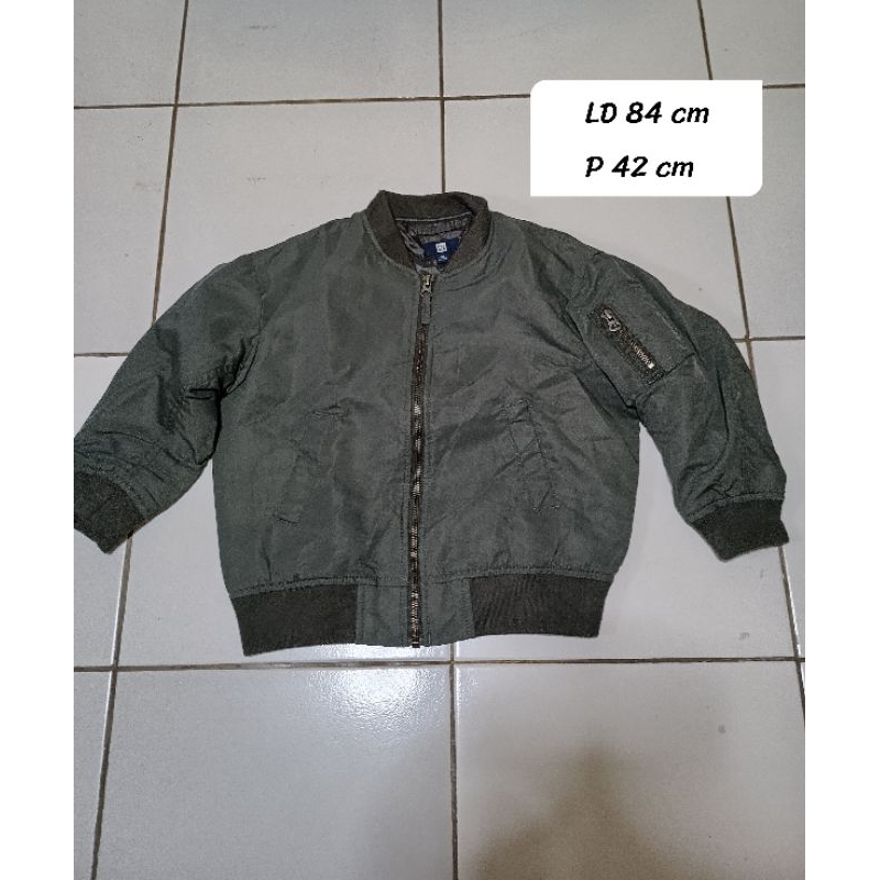 Bomber Army Anak Uniqlo