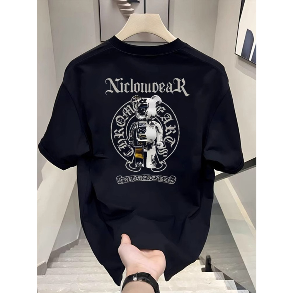 kaos pria keren Rown DVSN Tshirt Rown Division Kapas murni tinggi dan mode tampan kaos wanita jumbo