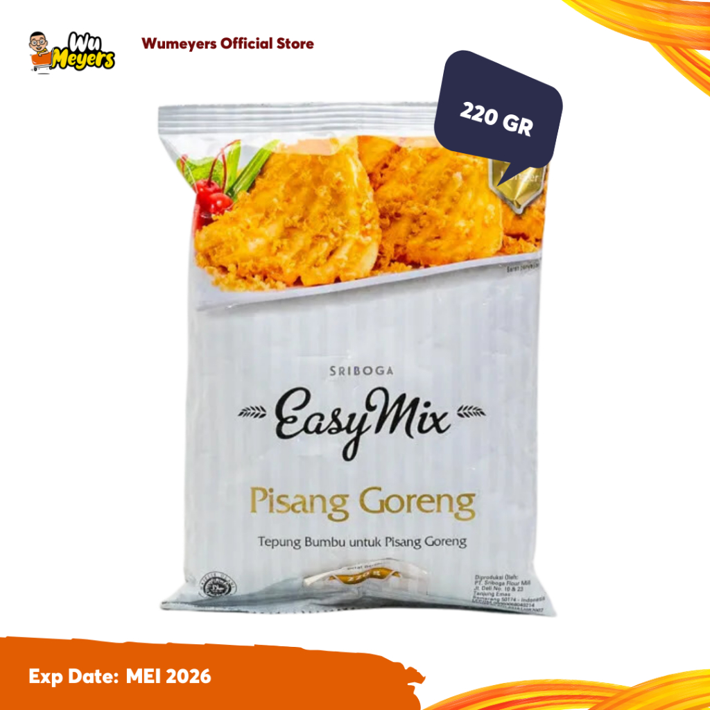 

Tepung Easymix Pisang Goreng 220gr Sriboga