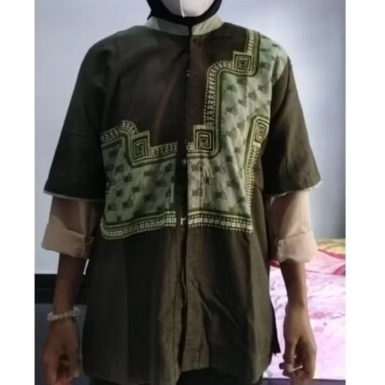 baju  koko lengan pendek  muslim pria dewasa bekas pakai kondisi bagus