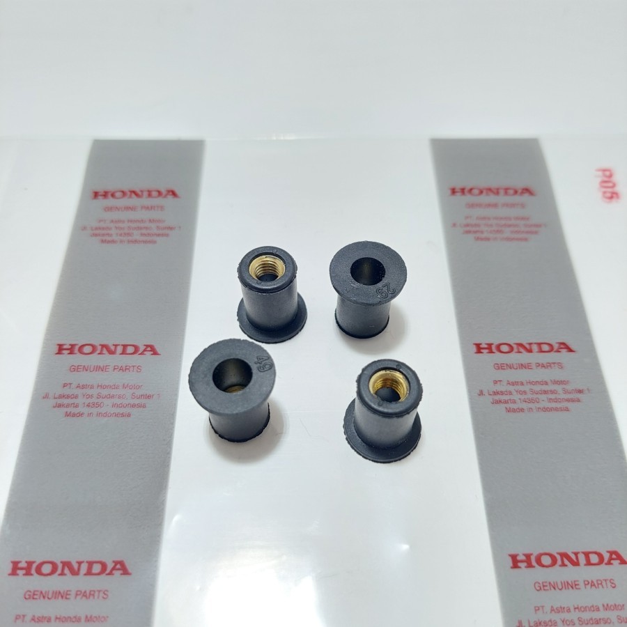 Nut Cowl Set M5 x 0.8 Mur Karet Dudukan Baut Visor CB CBR 150 R CBR 250 R LED TIGER