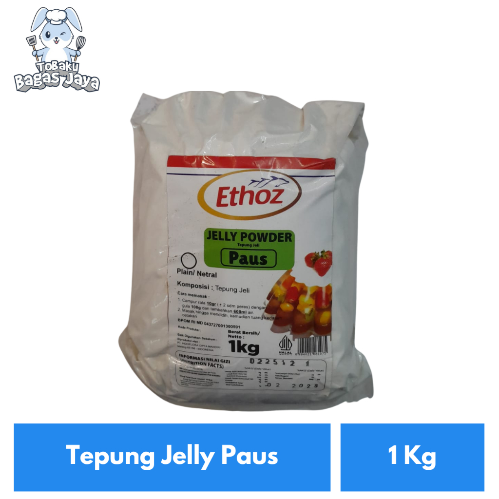 

Tepung Jelly Powder Paus 1 Kg