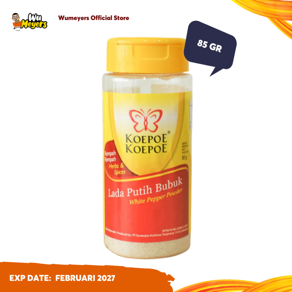

Lada Putih Bubuk Koepoe Koepoe ( B ) 85 gr