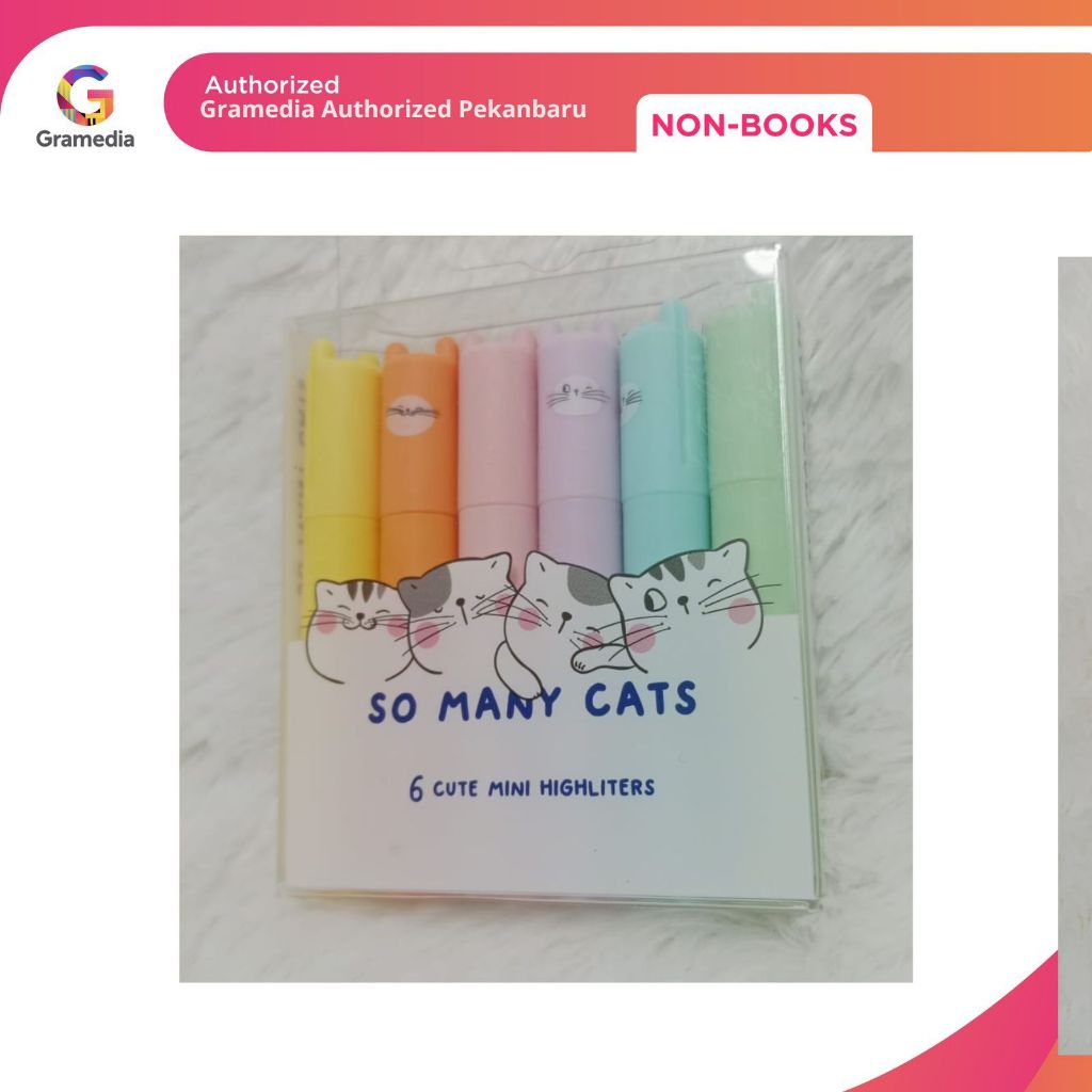 

Gramedia Pekanbaru - M&G AHM22575060111H CO SO MANY CATS MINI HIGHLIGHTER PASTE