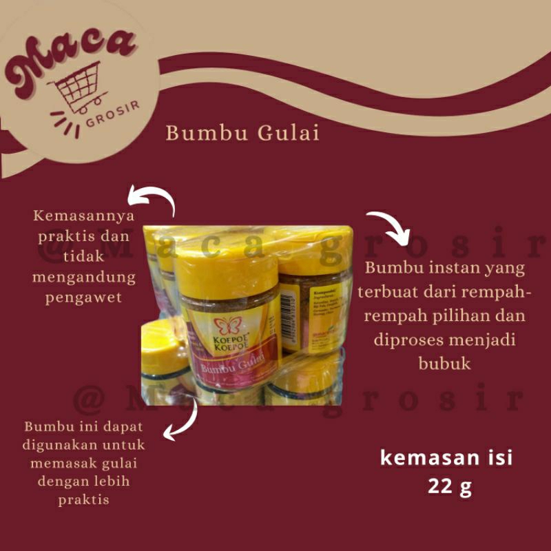

BUMBU GULAI KOEPOE KOEPOE