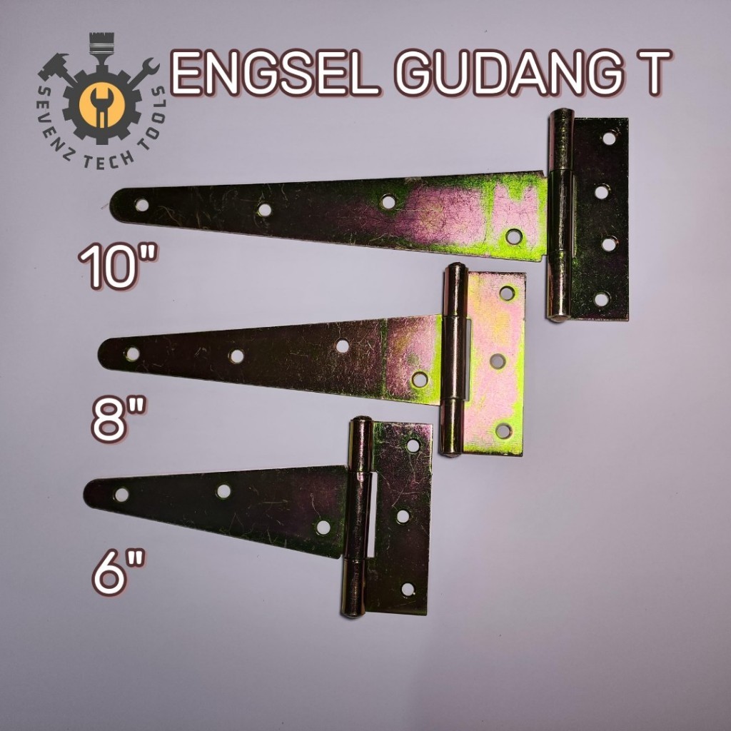 ENGSEL GUDANG T TEBAL / ENGSEL PINTU BESAR / ENGSEL PINTU GERBANG 6" 8" 10" ENGSEL PINTU GUDANG