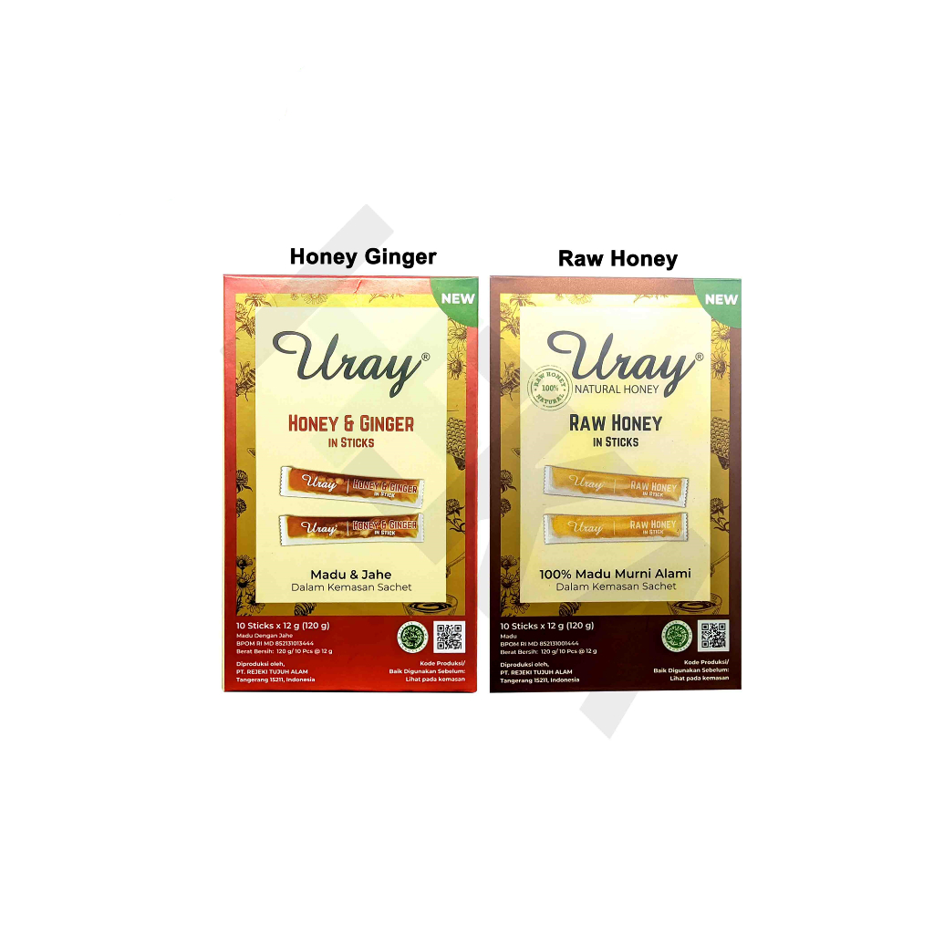 

Madu Uray Stick Box isi 10 Sachet - Madu Murni [Tembalang]