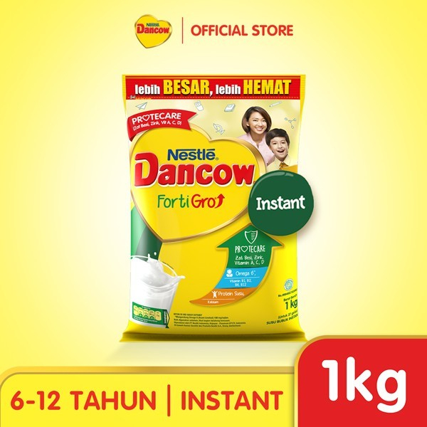 

DANCOW INSTANT PUTIH FORTIGRO 1 KG TERMURAH PROMO!!