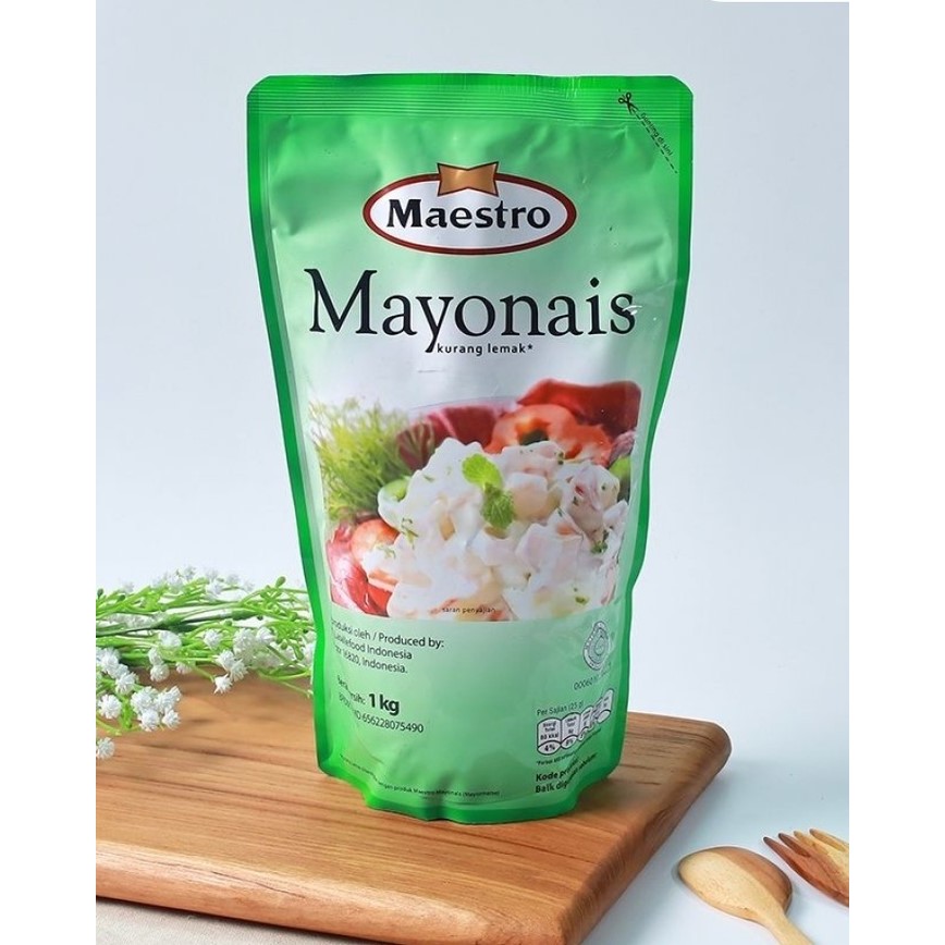 

1Kg Mayonnaise / Mayones Maestro Kemasan Pouch Exp.Agustus 2026