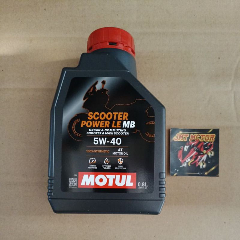 OLI MOTOR MOTUL SCOOTER POWER LE 5W-40 800ML OLI MOTOR MATIC