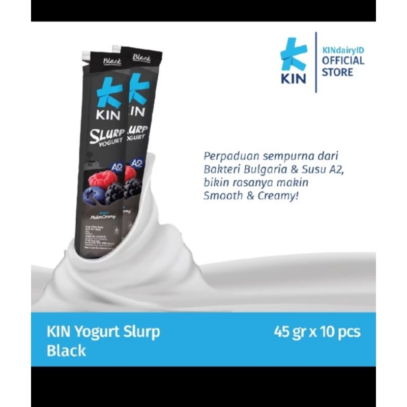 

Kin Yogurt Slurp stik all varian 45g, isi 10pcs