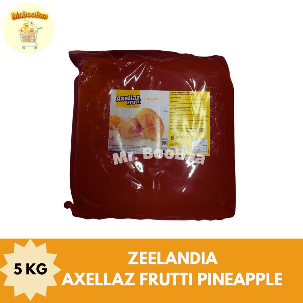 

Zeelandia Axellaz Frutti Pineapple 10 Kg/ Olesan roti rasa nanas/selai nanas